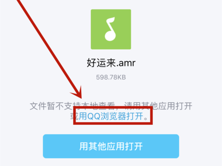 苹果手机AMR格式文件开启方法