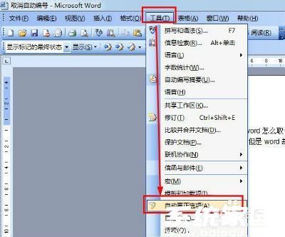 Word取消自动编号完全指南