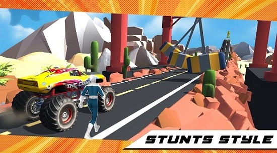 u602au7269u5361u8f66u7adeu8d5bSpider Mega Ramp Car